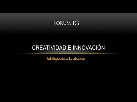 Curso de Creatividad y Diseño de la Innovación